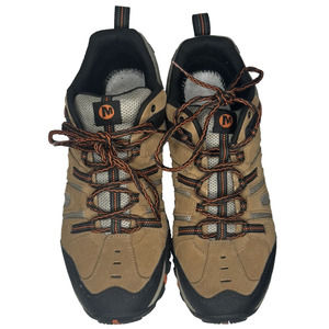 Merrell Crosslander Vent Mens Hiking Shoe Mens Size 10 Tan Otter Orange Outdoor
